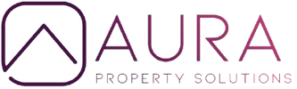 Aura Property Solutions logo on a white background